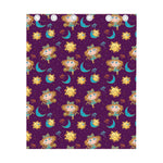 Cute Cartoon Virgo Pattern Print Curtain