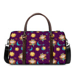 Cute Cartoon Virgo Pattern Print Duffle Bag