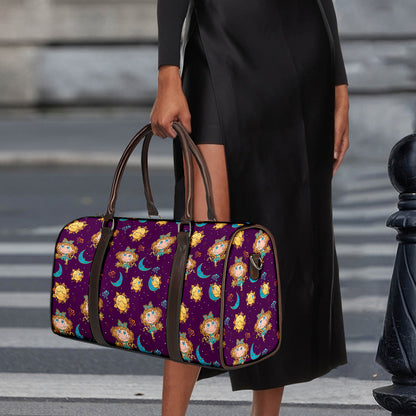 Cute Cartoon Virgo Pattern Print Duffle Bag