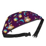 Cute Cartoon Virgo Pattern Print Fanny Pack