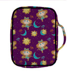 Cute Cartoon Virgo Pattern Print Front Pocket Bible Bag