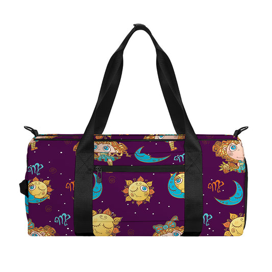 Cute Cartoon Virgo Pattern Print Gym Bag