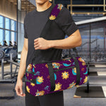 Cute Cartoon Virgo Pattern Print Gym Bag