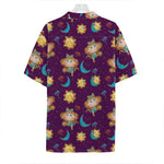 Cute Cartoon Virgo Pattern Print Hawaiian Shirt
