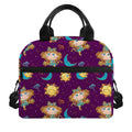 Cute Cartoon Virgo Pattern Print Insulated Lunch Bag