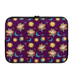 Cute Cartoon Virgo Pattern Print Laptop Sleeve