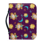 Cute Cartoon Virgo Pattern Print Leather Bible Cover