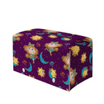 Cute Cartoon Virgo Pattern Print Leather Tissue Box Cover