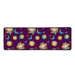 Cute Cartoon Virgo Pattern Print Long Kitchen Mat