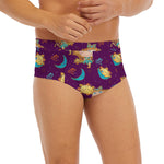 Cute Cartoon Virgo Pattern Print Men's Briefs