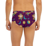 Cute Cartoon Virgo Pattern Print Men's Briefs