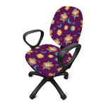 Cute Cartoon Virgo Pattern Print Office Chair Cover