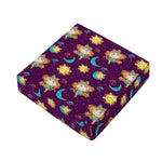 Cute Cartoon Virgo Pattern Print Outdoor Seat Cushion Cover