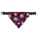 Cute Cartoon Virgo Pattern Print Over The Collar Dog Bandana