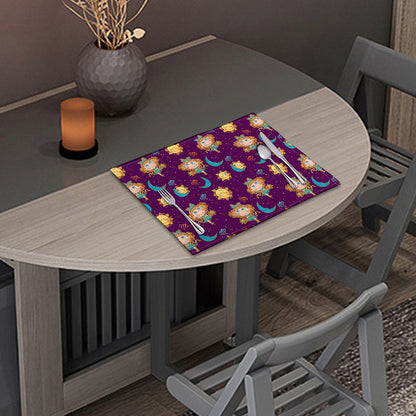 Cute Cartoon Virgo Pattern Print Placemat