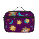 Cute Cartoon Virgo Pattern Print Portable Lunch Bag