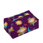 Cute Cartoon Virgo Pattern Print Rectangle Tissue Box Cover