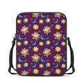 Cute Cartoon Virgo Pattern Print Rectangular Crossbody Bag