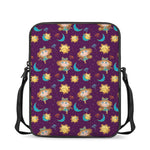 Cute Cartoon Virgo Pattern Print Rectangular Crossbody Bag