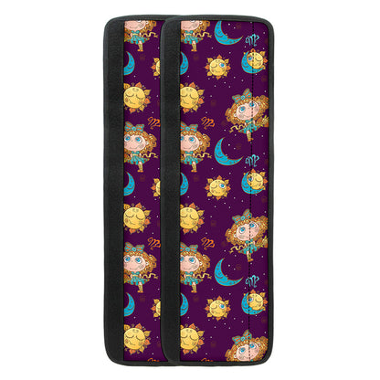 Cute Cartoon Virgo Pattern Print Refrigerator Handle Covers
