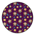 Cute Cartoon Virgo Pattern Print Round Floor Mat