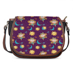 Cute Cartoon Virgo Pattern Print Saddle Bag