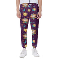 Cute Cartoon Virgo Pattern Print Joggers
