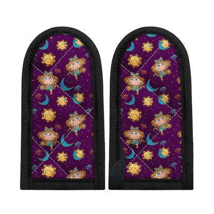 Cute Cartoon Virgo Pattern Print Skillet Handle Cover