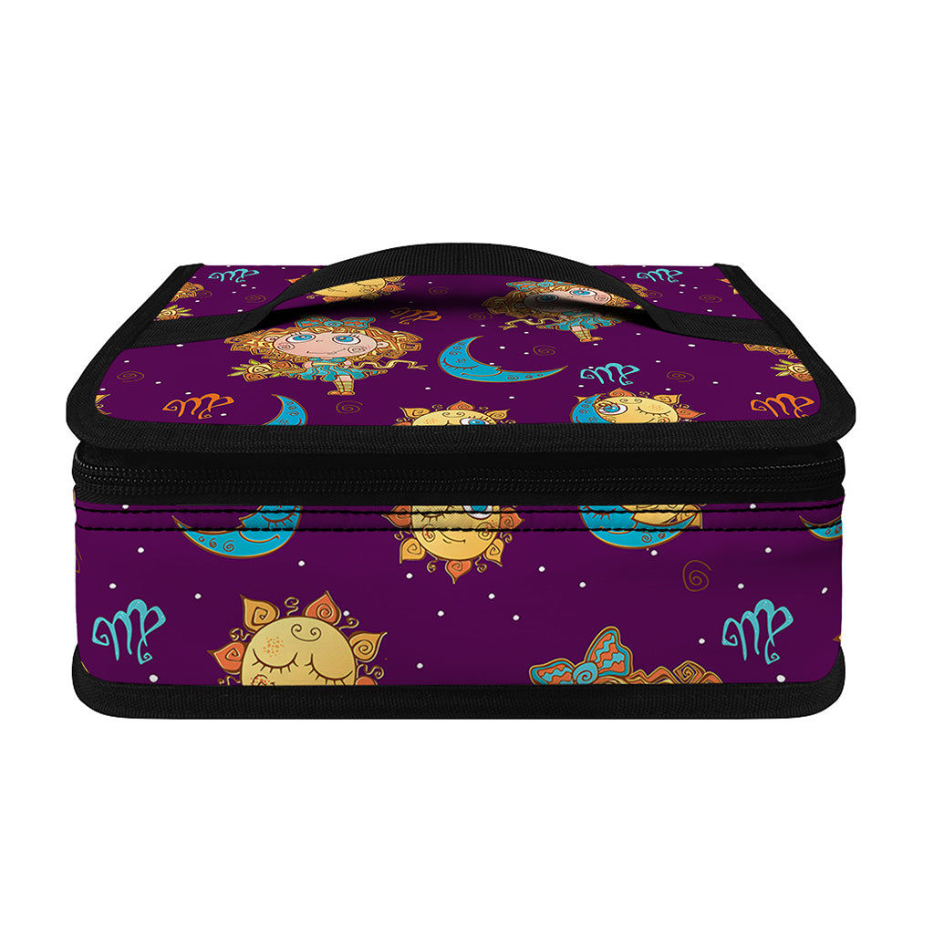 Cute Cartoon Virgo Pattern Print Small Lunch Bag