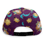 Cute Cartoon Virgo Pattern Print Snapback Cap