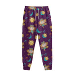 Cute Cartoon Virgo Pattern Print Sweatpants