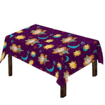 Cute Cartoon Virgo Pattern Print Tablecloth