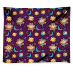 Cute Cartoon Virgo Pattern Print Tapestry