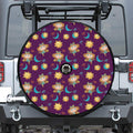 Cute Cartoon Virgo Pattern Print Tire Cover With Camera Hole