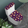 Cute Cartoon Virgo Pattern Print Toilet Lid And Tank Cover Set