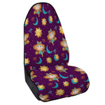 Cute Cartoon Virgo Pattern Print Waterproof Car Seat Cover