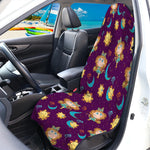 Cute Cartoon Virgo Pattern Print Waterproof Car Seat Cover