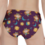 Cute Cartoon Virgo Pattern Print Women's Panties