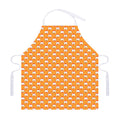 Cute Chicken Emoji Pattern Print Adjustable Apron