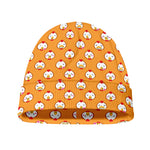 Cute Chicken Emoji Pattern Print Beanie