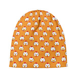 Cute Chicken Emoji Pattern Print Beanie