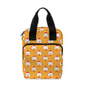 Cute Chicken Emoji Pattern Print Bible Tote Bag