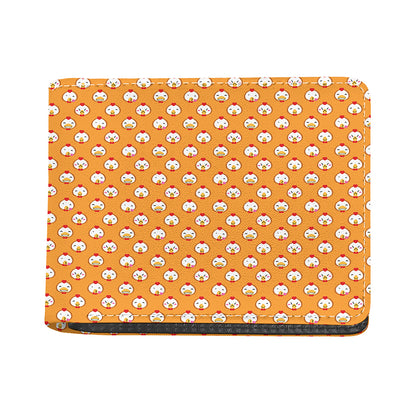 Cute Chicken Emoji Pattern Print Bifold Wallet