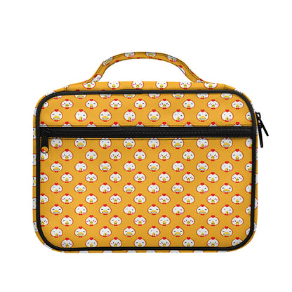 Cute Chicken Emoji Pattern Print Briefcase Bible Bag