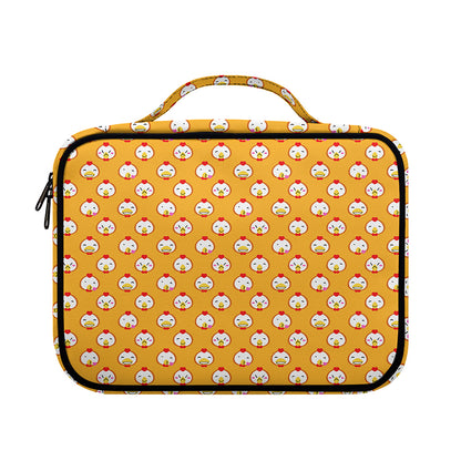 Cute Chicken Emoji Pattern Print Briefcase Bible Bag