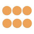 Cute Chicken Emoji Pattern Print Coaster Set