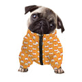 Cute Chicken Emoji Pattern Print Dog Zip Up Jacket