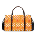 Cute Chicken Emoji Pattern Print Duffle Bag