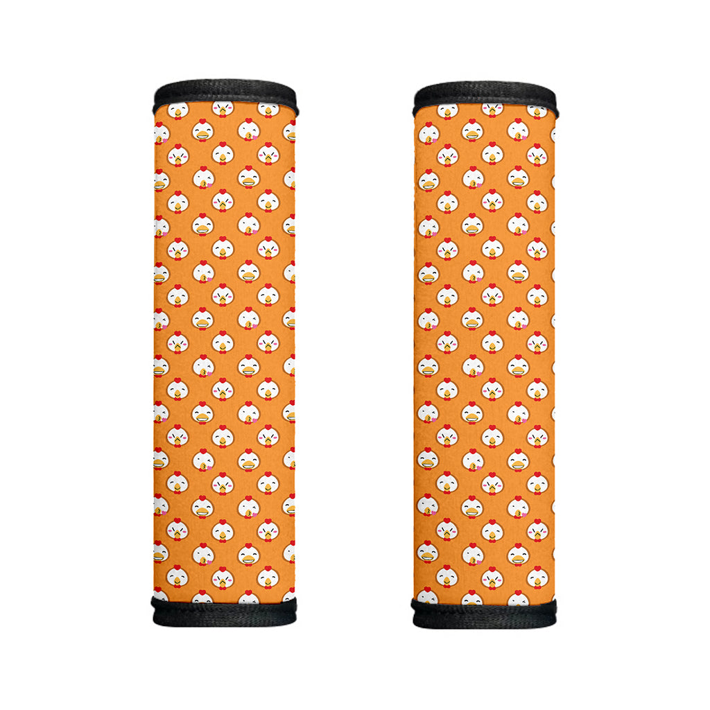 Cute Chicken Emoji Pattern Print Handle Covers