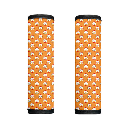Cute Chicken Emoji Pattern Print Handle Covers